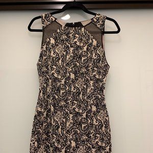 Black and White Paisley Dress